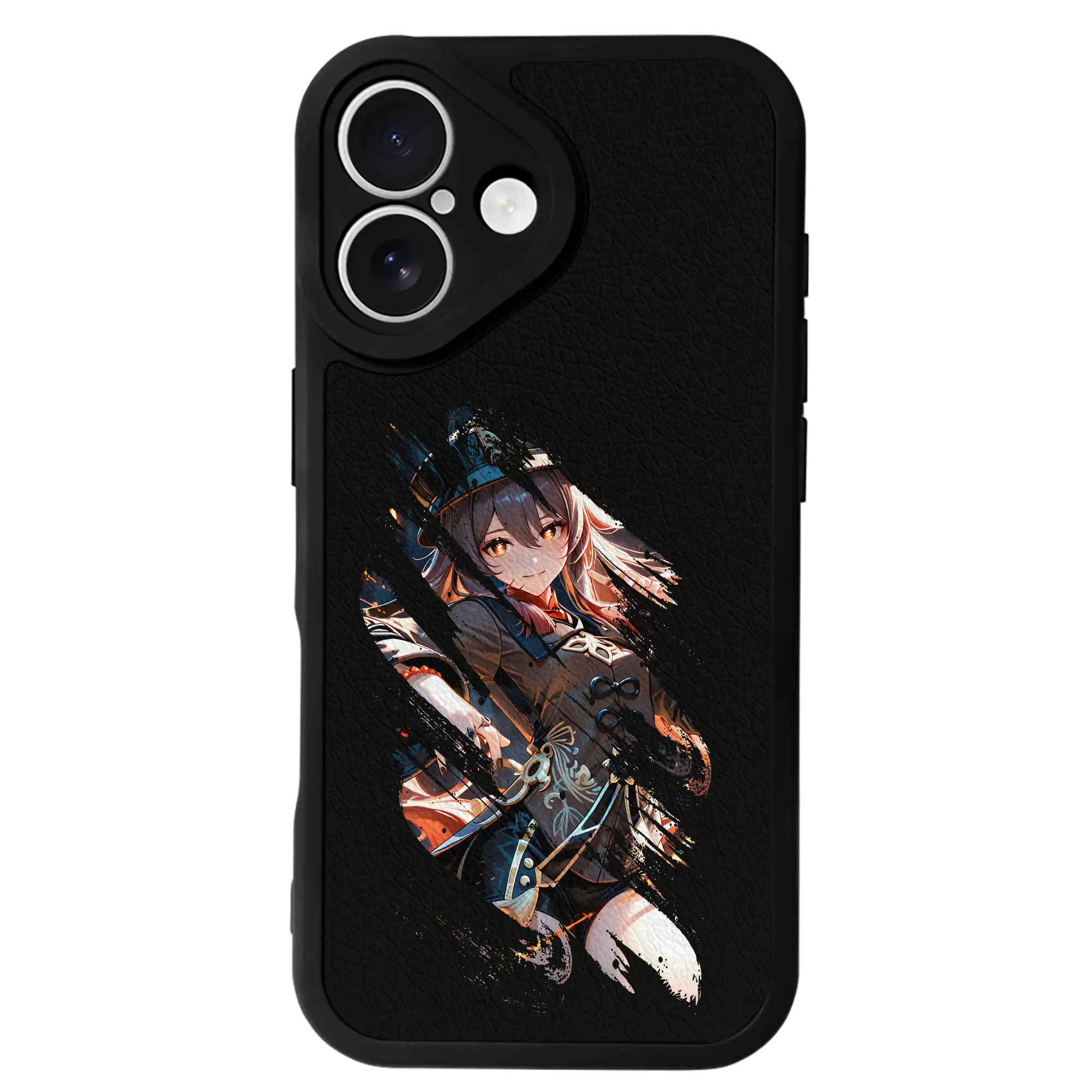 原 神 グッズ フータオ - IPhone 16シリーズ対応 ・ シリコンスマホケース ・ レザー調 ・ 高精度フィット ・ 耐衝撃 ・ ワイヤレス充電対応 ・ 精密カット